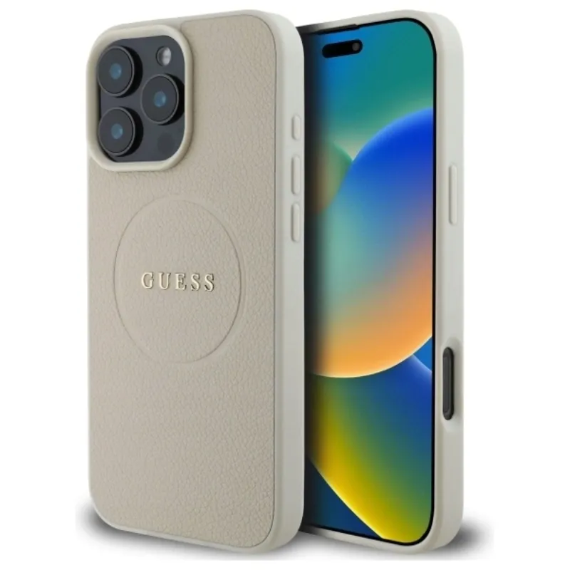 guess-grained-ring-magsafe-etui-iphone-16-pro-max-bezowy-przeznaczenie-apple