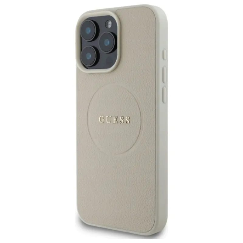 guess-grained-ring-magsafe-etui-iphone-16-pro-max-bezowy
