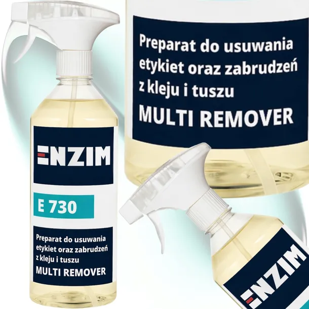 Enzim E 730 500ml - Preparat do usuwania kleju naklejek taśm i tłuszczu