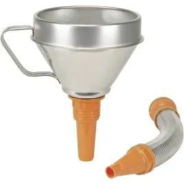 lejek-metalowy-160mm-z-przykrecana-elastyczna-rurka-z-sitkiem-2w1-pressol