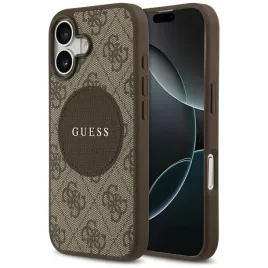 guess-4g-circle-classic-logo-magsafe-etui-iphone-17-brazowy