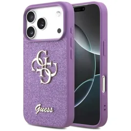 guess-fixed-glitter-big-4g-etui-iphone-17-pro-liliowy