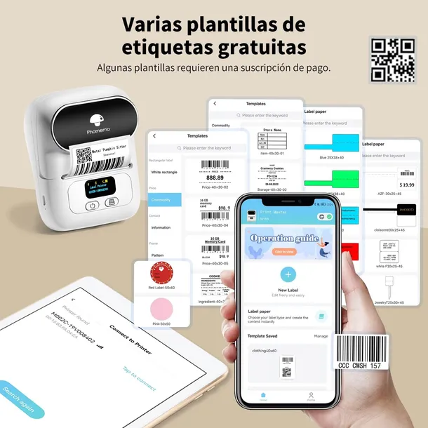 phomemo-m110-drukarka-etykiet-bluetooth-przenosna-biala-stan-nowy-model-go-we-6p-m110-wh-1