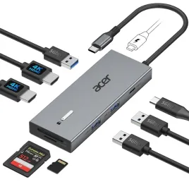 acer-usb-c-hub-stacja-dokujaca-9w1-hdmi-4k-100w-pd