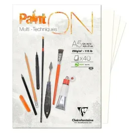 blok-klejony-a5-paint-on-40ark-250g-clairefontaine