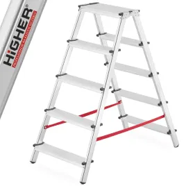drabina-domowa-aluminiowa-dwustronna-schodki-skladane-higher-2x5-125kg