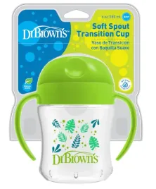 dr-brown-s-kubek-z-miekkim-ustnikiem-180ml-6m-zielony