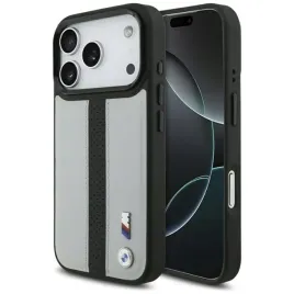bmw-m-perforated-stripe-logo-magsafe-etui-iphone-17-pro-szary