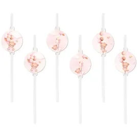 slomki-papierowe-misie-z-balonikami-rozowy-jasny-congee-20-cm-6-sz