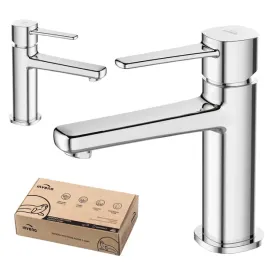 bateria-umywalkowa-stojaca-jednouchwytowa-kran-z-korekiem-click-clack-chrom