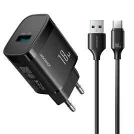 ladowarka-sieciowa-usb-a-18w-z-kablem-usb-a-usb-c-1m-czarna