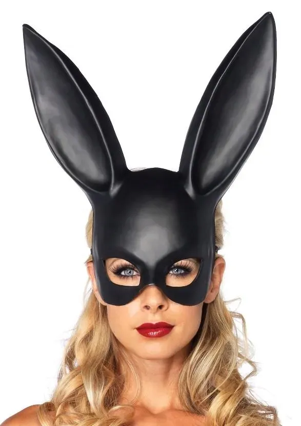 maska-masquerade-rabbit-mask-black-material-inny