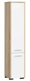 regal-lazienka-fin-slupek-30-2d-140cm-sonoma-bialy-akord-furniture-facto
