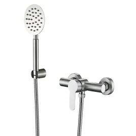 Zdjęcie produktu Baterie prysznicowa WEZER EKO5A-09 z zestawem prysznicowym, WEZER, 1047349.