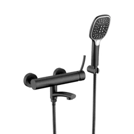 Zdjęcie produktu Bateria wannowa scienna WEZER FIN3-19-BLACK, WEZER, 1055868.5906617921248,