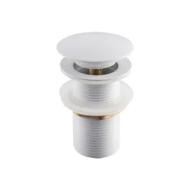 Zdjęcie produktu Korek umywalkowy mosiężny Klik Klak bez przelewu White- model 1, AquaUno, 5