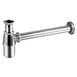 Zdjęcie produktu Syfon umywalkowy mosiężny butelkowy model 2 Chrom, AquaUno, 50201010110-2.5
