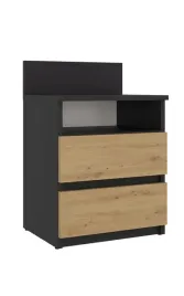 Zdjęcie produktu Szafka nocna Malwa M1 ANTRACYT ARTISAN, , M-MP-SN-MAL-M1-ANTA. 590450720142
