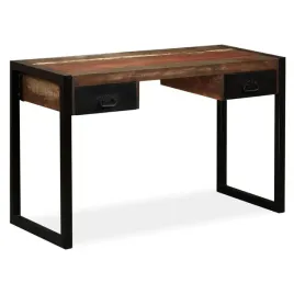 biurko-z-2-szufladami-drewno-odzyskane-120-x-50-x-76-cm
