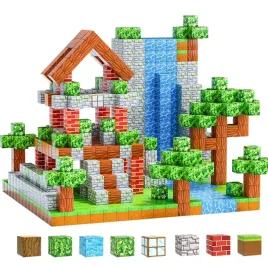 magnetyczny-diy-klocki-zabawka-minecraft-dla-dzieci-las-100szt-prezent