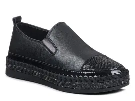 buty-damskie-sneakersy-czarne-na-platformie-skorzane-s-barski-lr370
