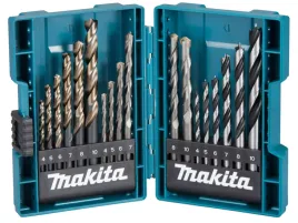 makita-zestaw-wiertel-18-sztuk-do-metalu-drewna-kamienia-w-pudelku