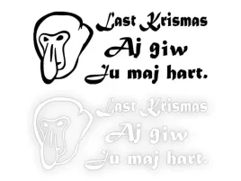 last-krismas-aj-giw-ju-maj-hart-naklejka-na-samochod-na-auto-kolor