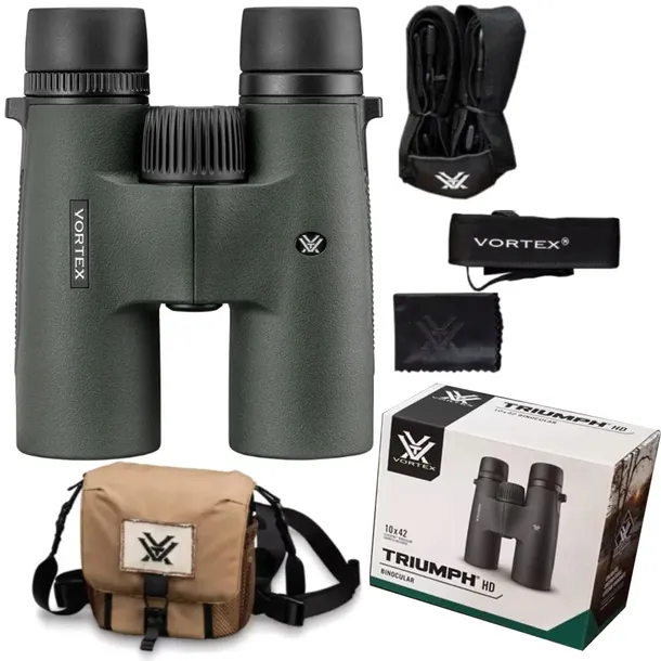 Profesjonalna Lornetka dla myśliwych Vortex Triumph HD 10x42 + ETUI TORBA