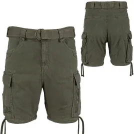 krotkie-spodenki-meskie-cargo-fostex-bawelna-heavy-duty-pasek-olive-4xl