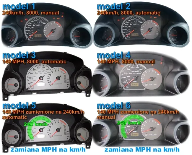 tarcze-indiglo-do-licznika-mitsubishi-eclipse-3g-stan-nowy