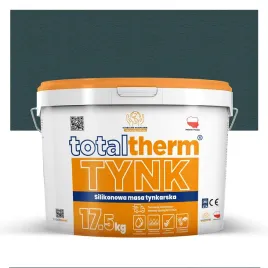 tynk-baranek-silikonowy-totaltherm-175kg-kolor-ral6004-butelkowa-zielen