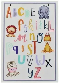 tabliczka-kolorowa-zawieszka-dla-dziecka-alfabet-zwierzatka