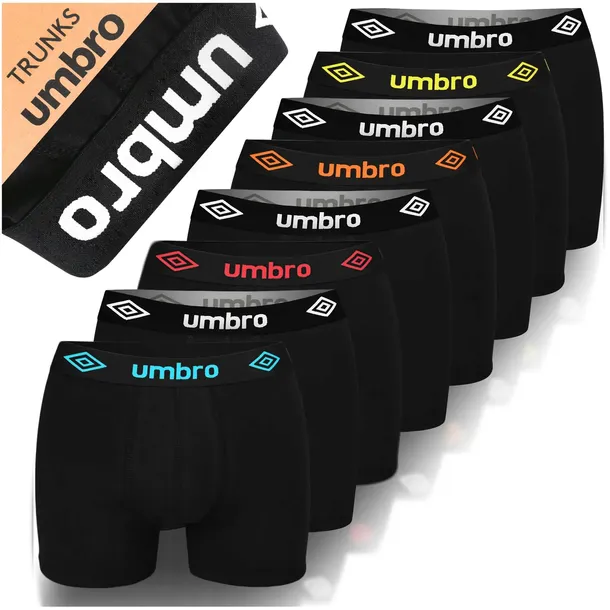 UMBRO Bokserki Męskie 8 sztuk  Bawełniane  BM567  Rozmiar XL
