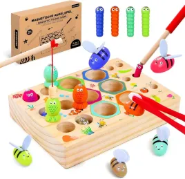 drewniana-zabawka-magnetyczna-wedka-lowienie-gra-zrecznosciowa-montessori