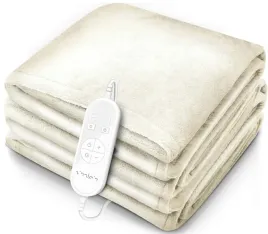 koc-elektryczny-200x180cm-kremowy-9-poziomow-grzania-timer-pluszowy