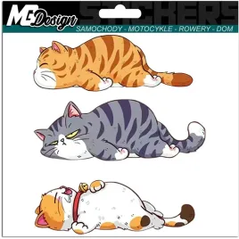 naklejka-na-samochod-lezace-kotki-leniwe-koty-cats-kitties-16x185-druk
