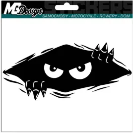 naklejka-grafika-na-samochod-monster-angry-eyes-oczy-spojrzenie-15x65