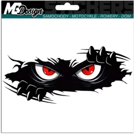 naklejka-grafika-na-samochod-monster-angry-eyes-oczy-spojrzenie-14x6