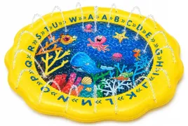 mata-wodna-dla-dzieci-170-cm-ogrodowa-fontanna-zraszacz-zolta