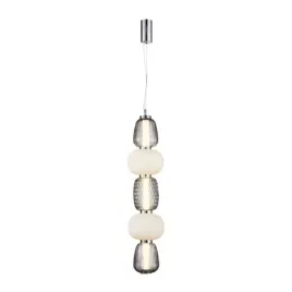 lampa-wiszaca-chromowana-szklane-klosze-zwis-led-sypialnia