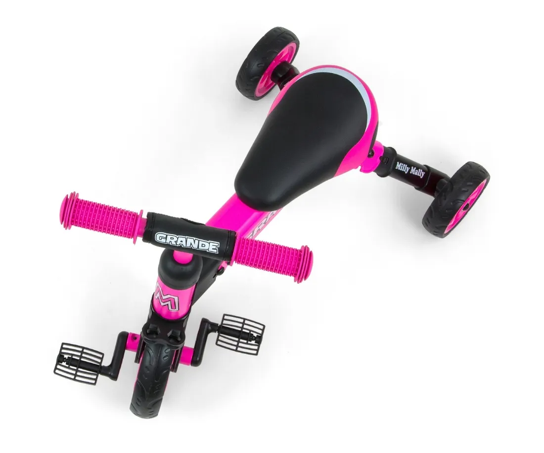 rowerek-2w1-grande-pink