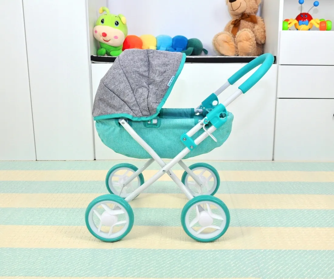 wozek-dla-lalek-dori-prestige-mint-stan-nowy