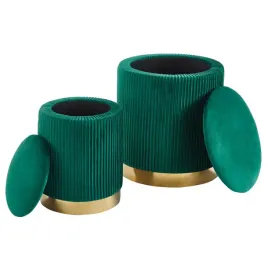 pufy-zielone-welurowe-zestaw-2w1-nowoczesna-i-elegancka-okragla-z-schowkiem