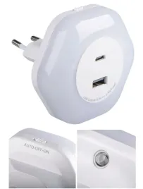 lampka-wtykowa-led-z-portami-usb-a-c-oraz-czujnikiem-zmierzchu-biala