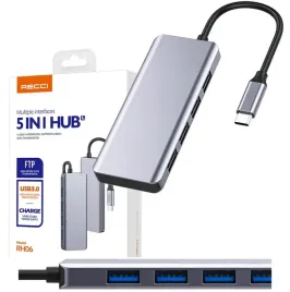 adapter-przejsciowka-hub-usb-c-typ-c-4x-usb-3-0-micro-recci-rozdzielacz