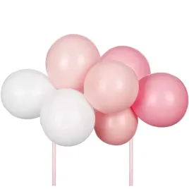 topper-balonowy-classic-rozowy-partydeco-29-cm