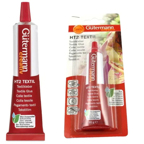 KLEJ DO TKANIN GUTERMANN HT2 TEXTIL UNIWERSALNY MOCNY BEZBARWNY 30 g