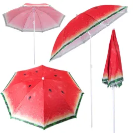 parasol-plazowy-ogrodowy-150-cm-regulowany-lamany-wzor-arbuz