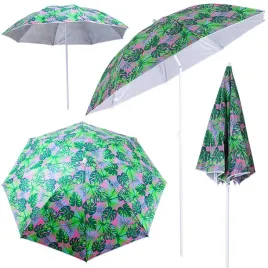parasol-plazowy-ogrodowy-150-cm-regulowany-lamany-liscie-uv