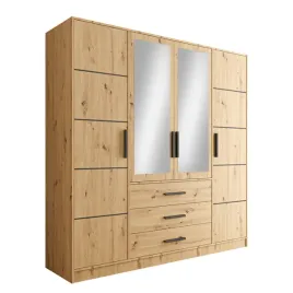 szafa-czterodrzwiowa-z-lustrem-koriso-d4-196-cm